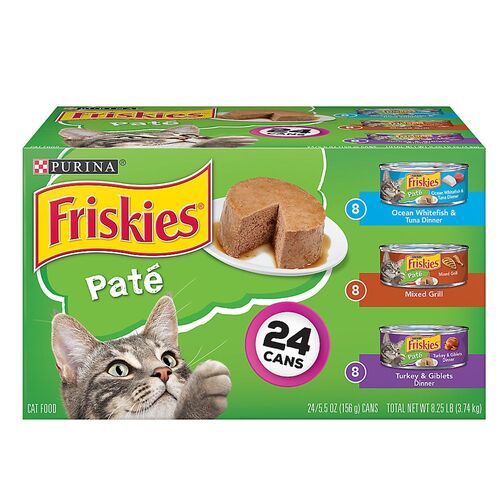 Classic Pate Cat Food - 24 Count Variety Pack 5.5 oz
