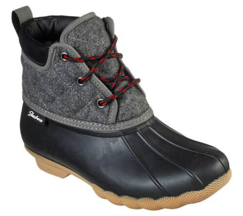 Women's Pond Lil Puddles Lace Up Duck Black/Charcoal Boot