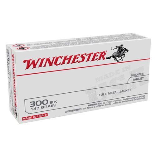 Target & Practice .300 AAC Blackout 147 Grain FMJ Ammunition - 20 Rounds