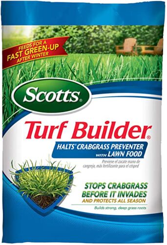 Turf Builder Halts Crabgrass Preventer with Lawn Food