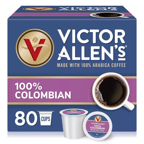100% Colombian Coffee Single Serve K-Cups - 80 Count