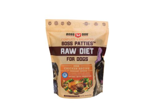 Frozen Raw Diet Chicken Entrees Dog Food 6 Lb
