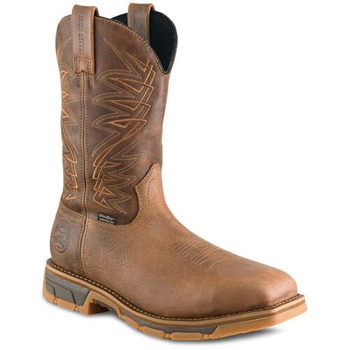 Men's Marshall 83912 11" Waterproof Leather Safety Toe Pull-On Boots