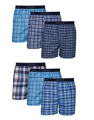 Men's 6-Pack Moisture-Wicking Boxers