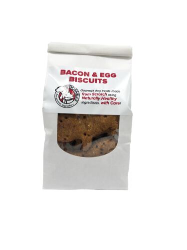 Woofables Bacon & Eggs Dog Biscuits - 16 oz