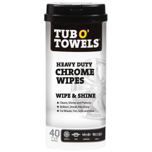 Heavy Duty Chrome Wipes - 40 Wipes