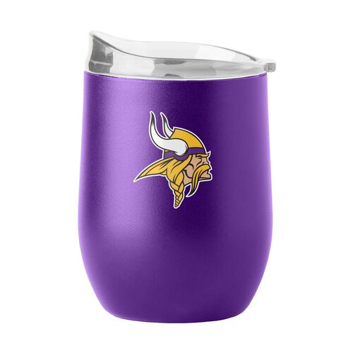 Minnesota Vikings 16oz Flipside Powder Coat Curved Beverage Tumbler